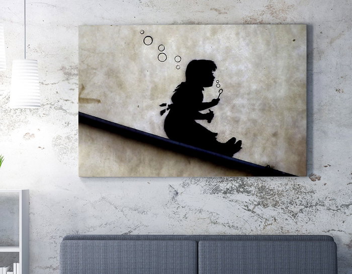 Wallity Lienzo Decorativo Banksy WY125 50 x 70 cm Wallity Lienzo Decorativo Banksy WY125 50 x 70 cm
